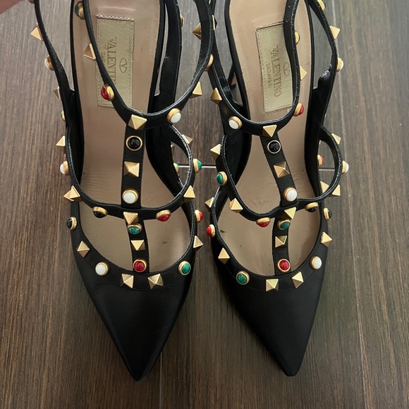 Valentino Tribal Rockstud Pumps - Picture 3 of 9
